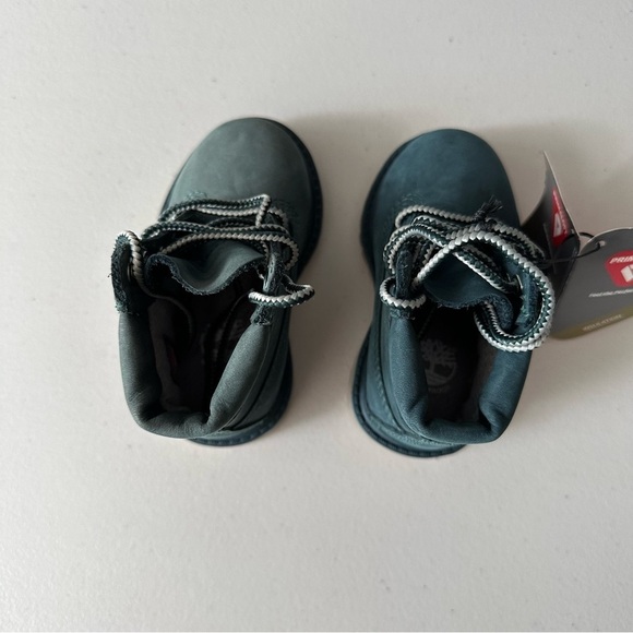 NEW Timberland Insulated Hard Bottom Baby Boots Dark Green Boys 4 - Picture 7 of 8